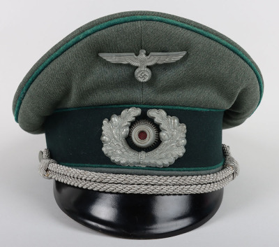 WW2 German Army Administration Officers Peaked Cap by Erel - 4