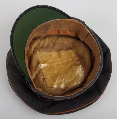 WW2 German Luftwaffe Signals Section NCO’s Peaked Cap - 10