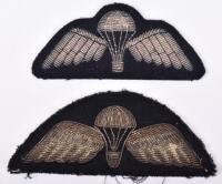 2x Bullion Parachute Qualification Jump Wings