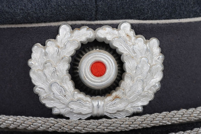 Third Reich Red Cross “Deutsches Rotes Kreuz” Officers Peaked Cap - 4