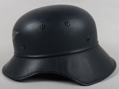 WW2 German Luftschutz Gladiator Pattern Steel Helmet - 6