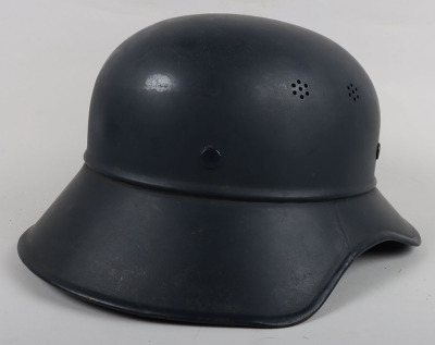 WW2 German Luftschutz Gladiator Pattern Steel Helmet - 8