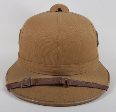 WW2 German Army Afrikakorps (D.A.K) 1st Pattern Pith Helmet - 3