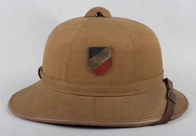 WW2 German Army Afrikakorps (D.A.K) 1st Pattern Pith Helmet - 5