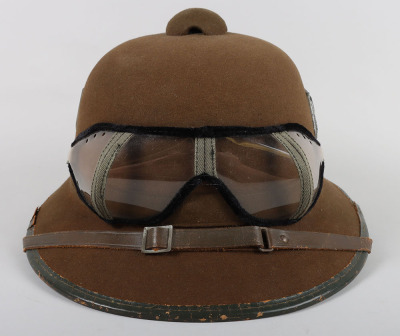 WW2 German Army Afrikakorps (D.A.K) Pith Helmet - 5