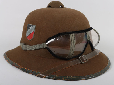 WW2 German Army Afrikakorps (D.A.K) Pith Helmet - 6