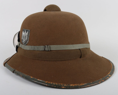 WW2 German Army Afrikakorps (D.A.K) Pith Helmet - 9