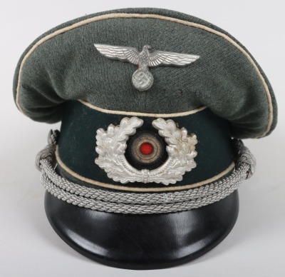 WW2 German Army (Heer) Officers Combat Tunic, Peaked Cap and Steinhauer & Luck Made Knights Cross of the Iron Cross, from a Knight&rsquo;s Cross Winner with the rank of Oberstleutnant from Grenadier Regiment 481 - 17