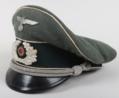WW2 German Army (Heer) Officers Combat Tunic, Peaked Cap and Steinhauer & Luck Made Knights Cross of the Iron Cross, from a Knight&rsquo;s Cross Winner with the rank of Oberstleutnant from Grenadier Regiment 481 - 19