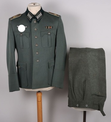 WW2 German Army (Heer) Administration Officers Uniform to a Hauptmann of the Heeres Verwaltung