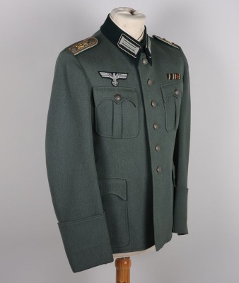 WW2 German Army (Heer) Administration Officers Uniform to a Hauptmann of the Heeres Verwaltung - 9