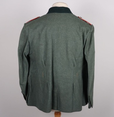 WW2 German Army (Heer) M-36 Field Officer Combat Tunic of a Leutnant der Artillerie - 8