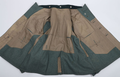 WW2 German Army (Heer) M-36 Field Officer Combat Tunic of a Leutnant der Artillerie - 9
