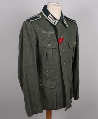 WW2 German Army (Heer) M-42 NCO&rsquo;s Combat Tunic - 6