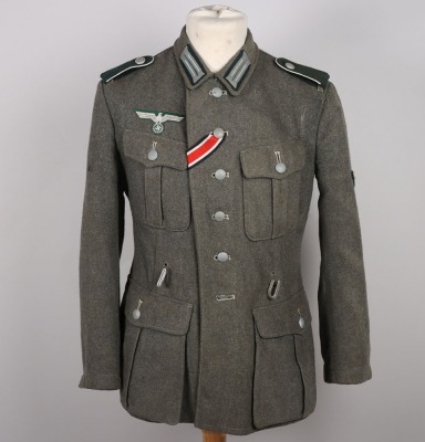 WW2 German Army (Heer) M-42 Combat Tunic - 2