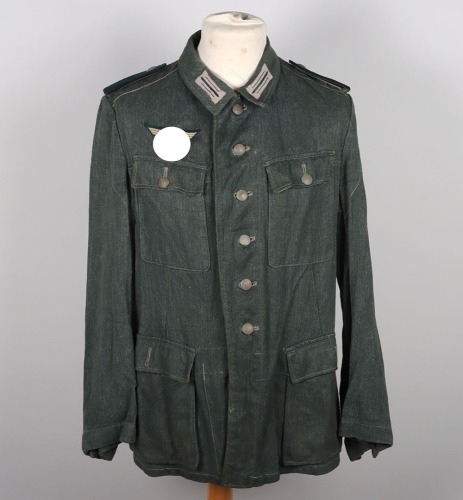 WW2 German Army (Heer) Summer HBT Combat Tunic 1943