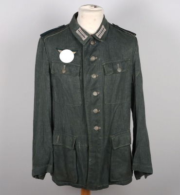WW2 German Army (Heer) Summer HBT Combat Tunic 1943
