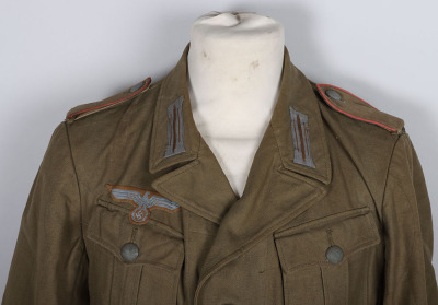 WW2 German Army Tropical Afrikakorps 1st Pattern Combat Tunic - 5