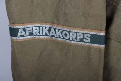 WW2 German Army Tropical Afrikakorps 1st Pattern Combat Tunic - 7