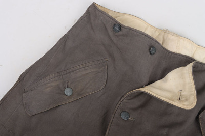 WW2 German Armed Forces Reversible Winter Camouflage Padded Trousers - 5