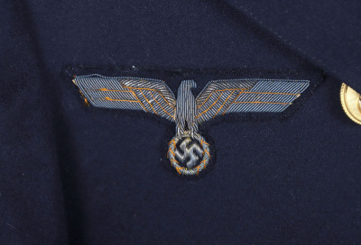 WW2 German Kriegsmarine Officers Frock Coat for a Medical Officer with Rank of &ldquo;Korvettenkapit&auml;n&rdquo; - 6