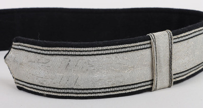 Allgemeine-SS Officers Parade Brocade Belt - 7