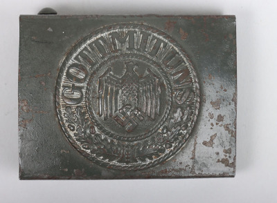Rare Variant of the German Army (Heer) Belt Buckle - 2