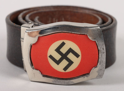 Third Reich German Youth / DJ Child Belt and Buckle Set - 2