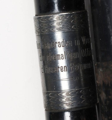 Flag Bearers Pole for the Officer Korps &ldquo;Husaren Regiment 13&rdquo; Wiesbaden 1932 - 3
