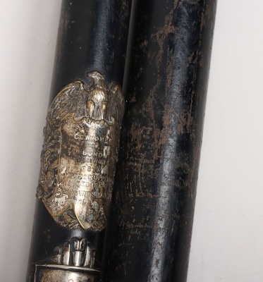 Flag Bearers Pole for the Officer Korps &ldquo;Husaren Regiment 13&rdquo; Wiesbaden 1932 - 7