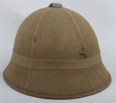 WW2 Japanese Army Officers Tropical Sun Helmet - 3