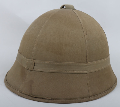 WW2 Japanese Army Officers Tropical Sun Helmet - 7