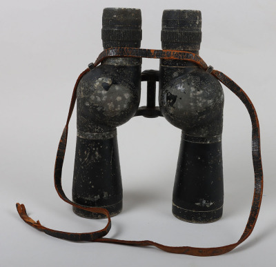 Scarce WW2 German Luftwaffe Paratrooper (Fallschirmjager) Schneider Gottingen 10x50 Binoculars - 2