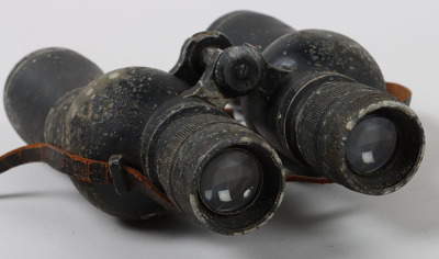Scarce WW2 German Luftwaffe Paratrooper (Fallschirmjager) Schneider Gottingen 10x50 Binoculars - 3