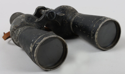 Scarce WW2 German Luftwaffe Paratrooper (Fallschirmjager) Schneider Gottingen 10x50 Binoculars - 4