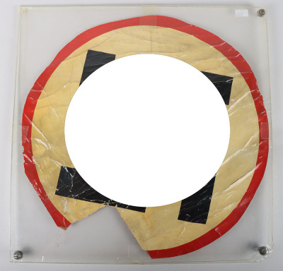 WW2 German Luftwaffe &ldquo;Storch&rdquo; Aircraft Tail Swastika from Aircraft Shot Down in 1945