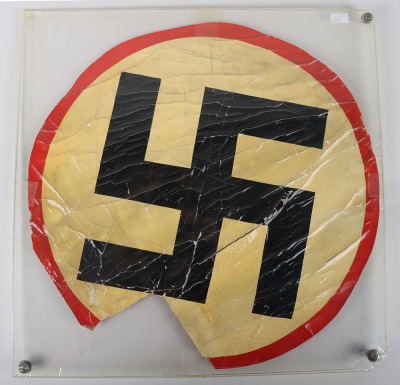 WW2 German Luftwaffe &ldquo;Storch&rdquo; Aircraft Tail Swastika from Aircraft Shot Down in 1945 - 2