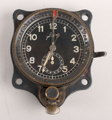 WW2 German Luftwaffe Aircraft Cockpit Clock by Junghans