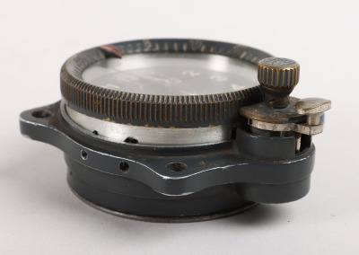 WW2 German Luftwaffe Aircraft Cockpit Clock by Junghans - 5