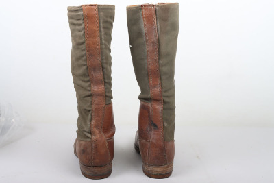Rare Pair of German Afrikakorps Knee High Boots &ldquo;Tropenstiefel&rdquo; - 3