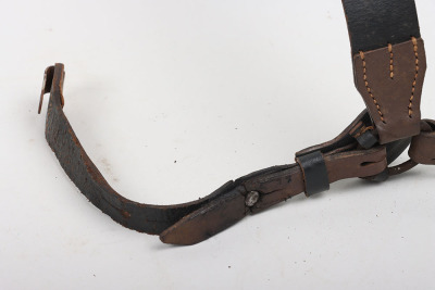 WW2 German Combat Leather Y-Straps - 2