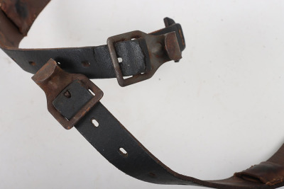 WW2 German Combat Leather Y-Straps - 3