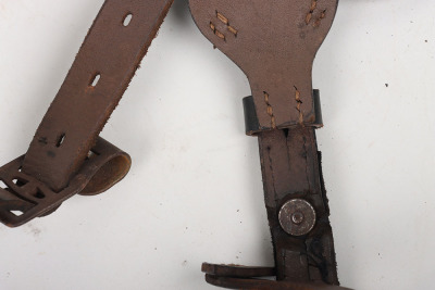 WW2 German Combat Leather Y-Straps - 4