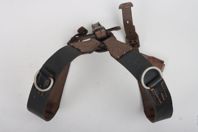 WW2 German Combat Leather Y-Straps - 5