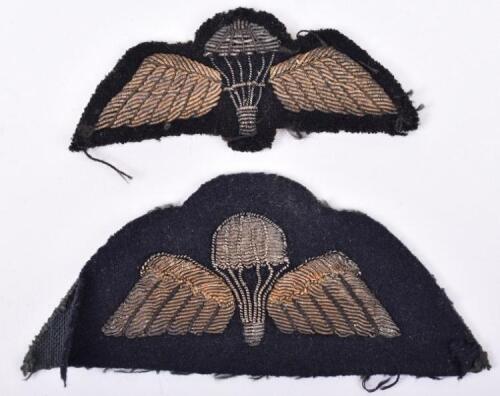 2x Bullion Parachute Qualification Jump Wings