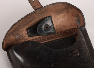 Third Reich era German Leather P08 Luger Holster by Gebruder Klinge, Dresden - 7