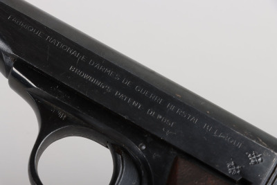 Deactivated WW2 German Issued FN Model 1922 Semi-Automatic Pistol - 9