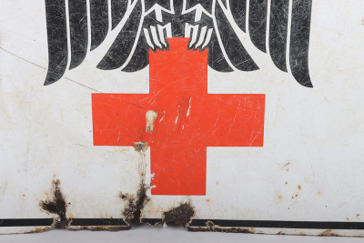 WW2 German Red Cross Association Building Enamel Sign - 4