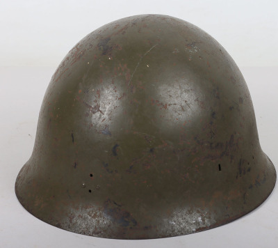 WW2 Japanese Type 90 Steel Helmet Re-Issued Post War to the Thai Army - 4