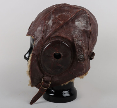 WW2 Japanese Pilots Flying Helmet and Flying Goggles - 7